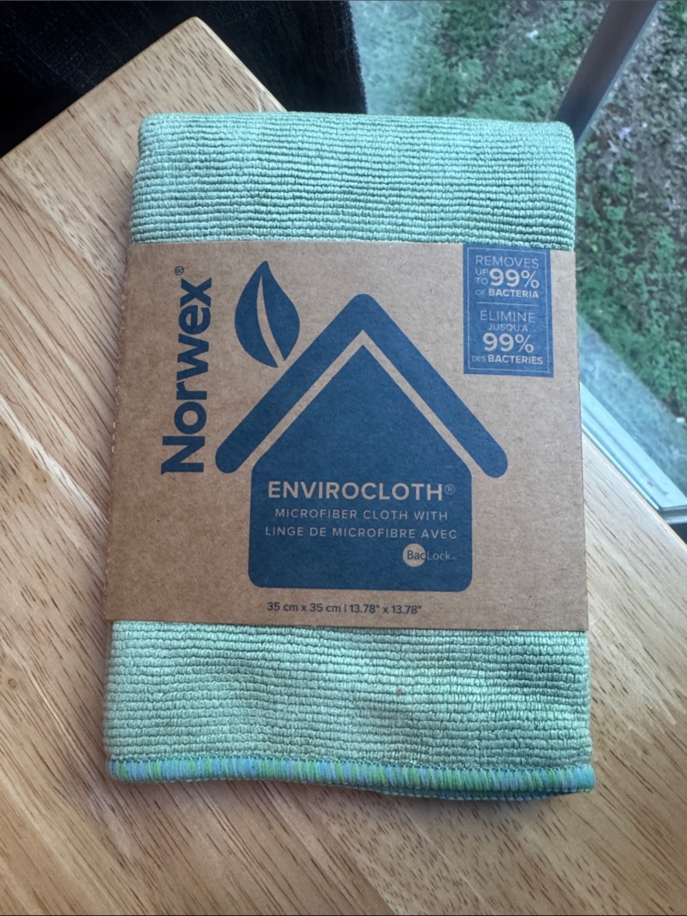 Norwex EnviroCloth Microfiber Cleaning Cloth - Mint Green